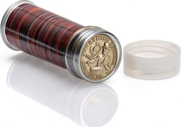 Edgar Marcus Coin Storage Tubes Clear Plastic-1