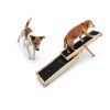 MYUNIK Wood Dog Ramp Foldable Adjustable Pet Bed Couch-3