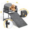 Jingteng Adjustable Dog Ramp Gentle Incline Senior Pets-3
