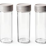 Edgar Marcus Coin Storage Tubes Clear Plastic-0