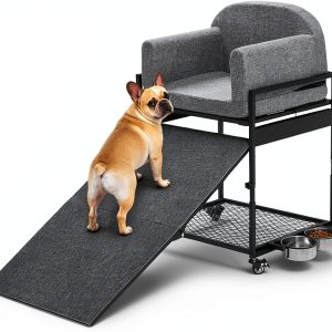 Jingteng Adjustable Dog Ramp Gentle Incline Senior Pets-0