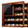 Dononr Wooden Coin Display Case Office Product-0