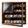 Dononr Wooden Coin Display Case Office Product-1