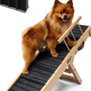 Dog Safety Ramp Mousterian Foldable Wood Design-0