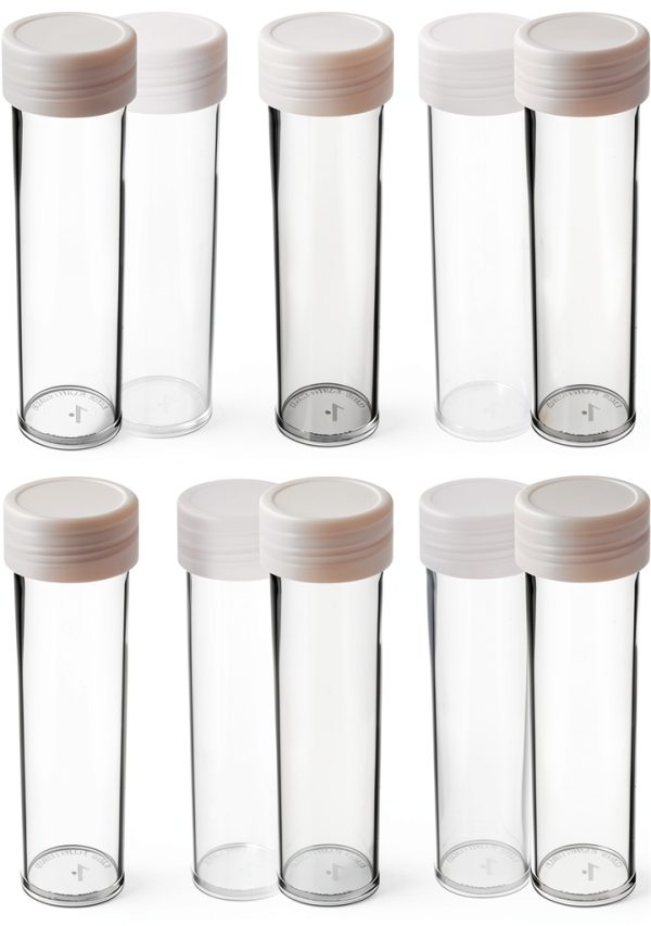 IVYRISE Coin Storage Tubes Plastic 10 Pack-0