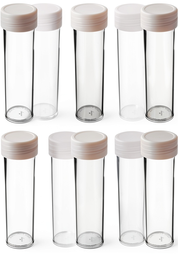 IVYRISE Coin Storage Tubes 10 Pack