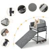 Jingteng Adjustable Dog Ramp Gentle Incline Senior Pets-5