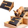 YAQUHO Dog Ramp Pine Wood Anti Slip Stairs Small Medium Dogs-6