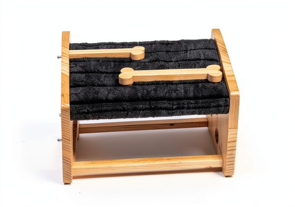 YAQUHO Dog Ramp Pine Wood Anti Slip Stairs Small Medium Dogs-5