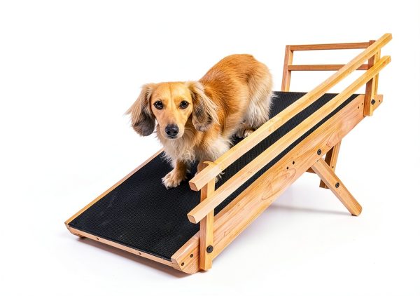 DoggoRamps Couch Ramp Solid Maple Adjustable for Small Dogs-0