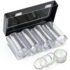 Coin Capsules Hicarer Plastic Coin Storage-0