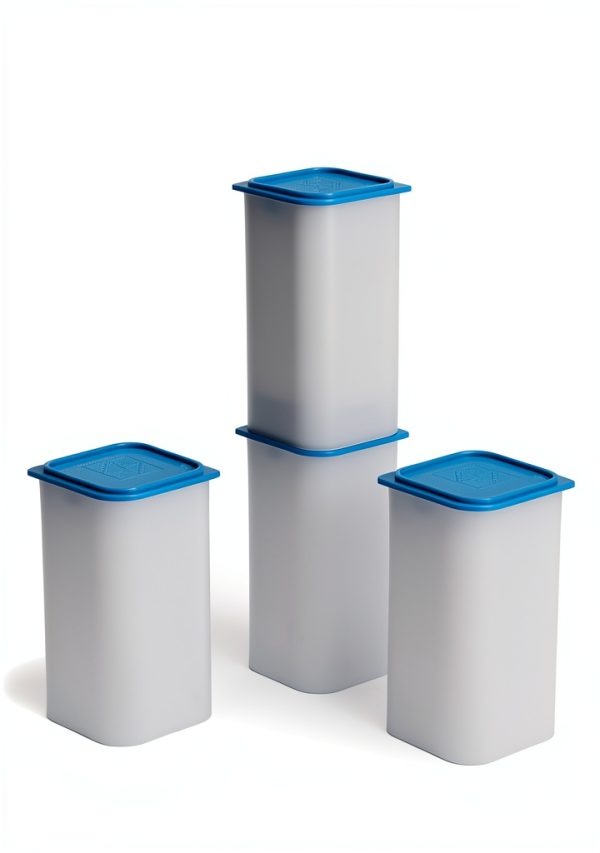 Lighthouse Sqube Coin Tubes Plastic Stackable-3
