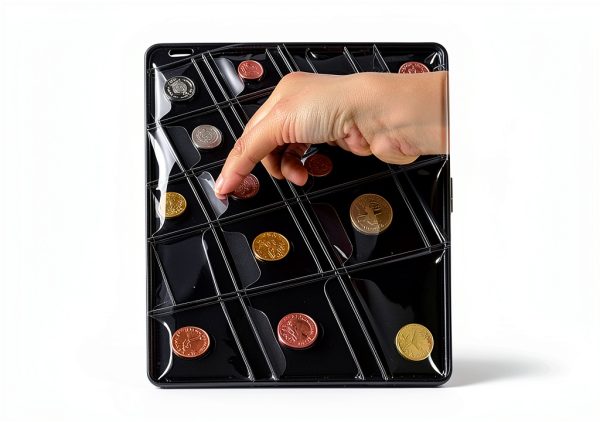 Coin Collection Album Xxmbbjy PU Leather Zipper-4