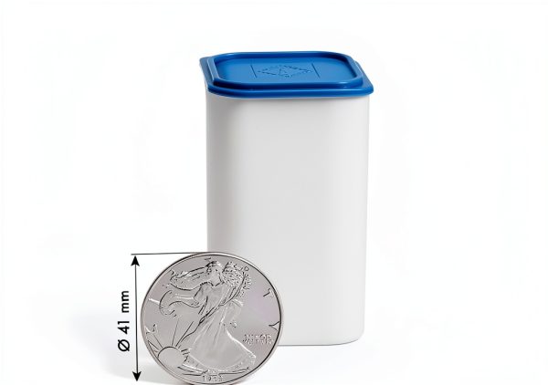 Lighthouse Sqube Coin Tubes Plastic Stackable-4