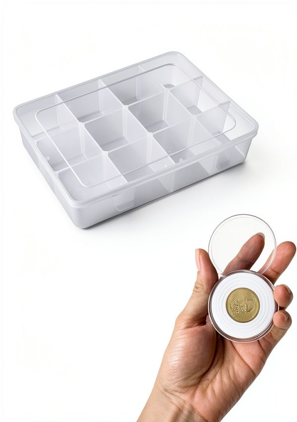Clear Coin Trays & Coin Boxes by ALCYON Plastic-4
