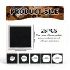 Uncle Paul Coin Capsule Set Black Gaskets 25pcs-1