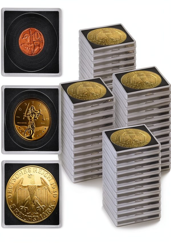 ALCYON Coin Capsule Holder Acrylic Transparent-0