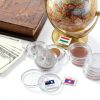 Coin Capsules Hicarer Plastic Coin Storage-1