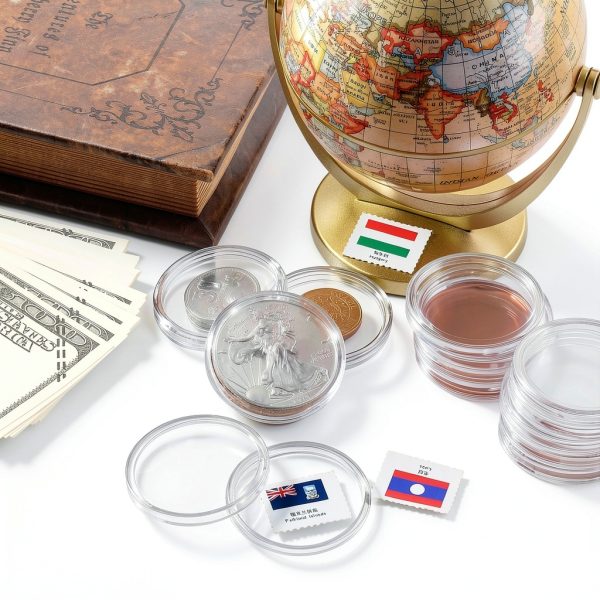 Coin Capsules Hicarer Plastic Coin Storage-1