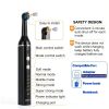 Tooth Polisher RRZIOM Rechargeable Kit with LED Light and 5 Brush-4