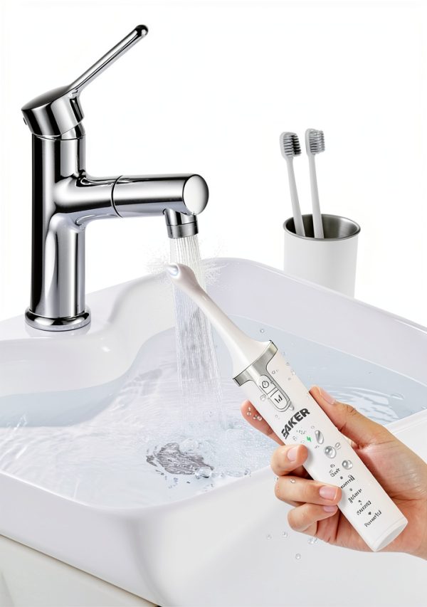 Saker Tooth Polisher P3 Dental Kit LED Light, 5 Speed Modes,-6
