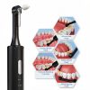 Electric Tooth Polisher, Plaque Remover for Teeth Whitening, Teeth Polishing Kits 4 Speed Modes，Rechargeable Dental Polisher for Cleaning, Waterproof Tooth Polish Tools with 5 Brush Heads& LED Light-0