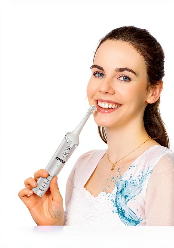 Saker Tooth Polisher P3 Dental Kit LED Light, 5 Speed Modes,-7