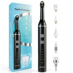Tooth Polisher RRZIOM Rechargeable Kit with LED Light and 5 Brush-0